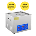SucceBuy 15L Ultraschallreiniger Spülmaschine Tragbare Waschmaschine mit digitalem Ultraschall-Timer für Zuhause, Schmuck, saubere Geräte